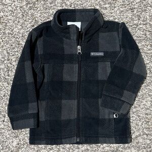 Toddler Boy Columbia Black Fleece Jacket